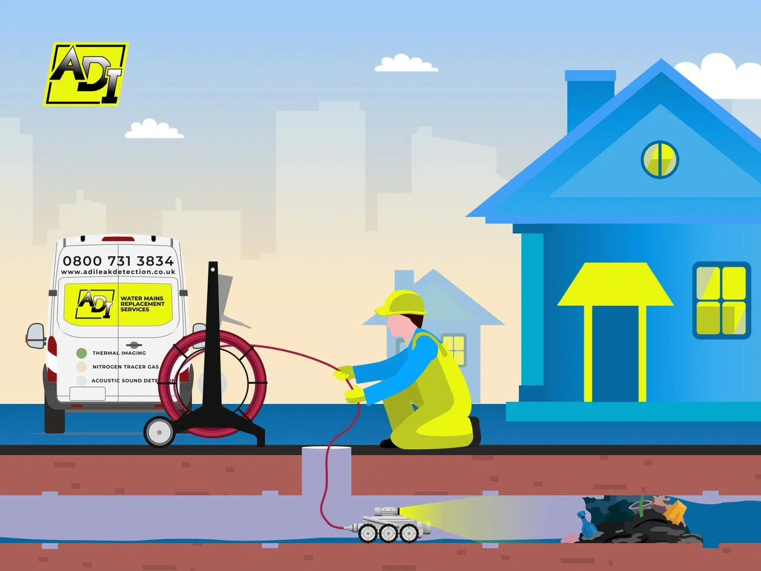 Drainage CCTV Surveys & Investigations Dudley